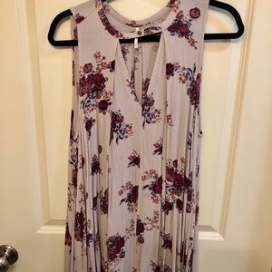 Free People Faded Floral Tunic